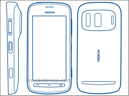 諾基亞手機: N8升級版設計草圖放出 叫做諾基亞803